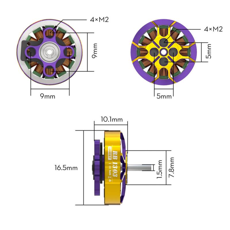 Flywoo Robo 1303 6000KV 4
