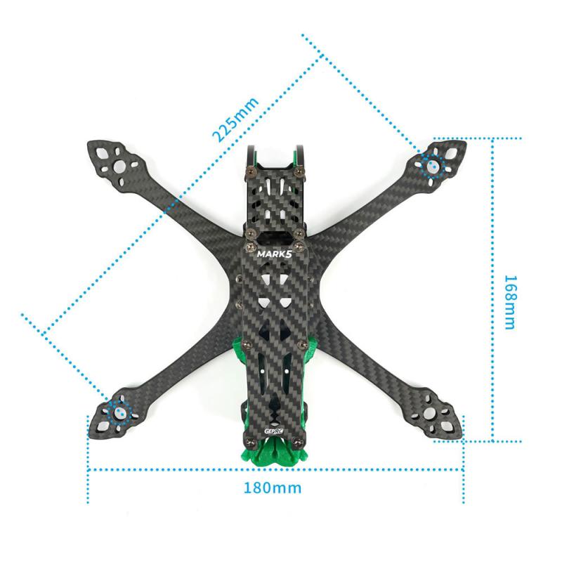 GEPRC MK5X PRO O3 Squashed X Frame Orange 5