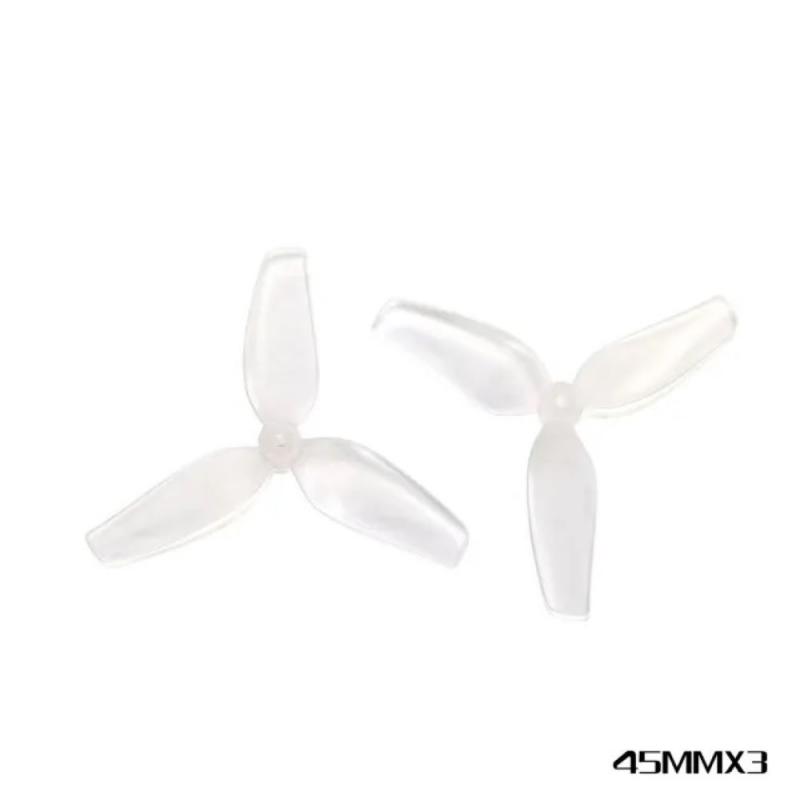 HQ Micro Whoop Prop 45MMX3 White 1.5MM Shaft