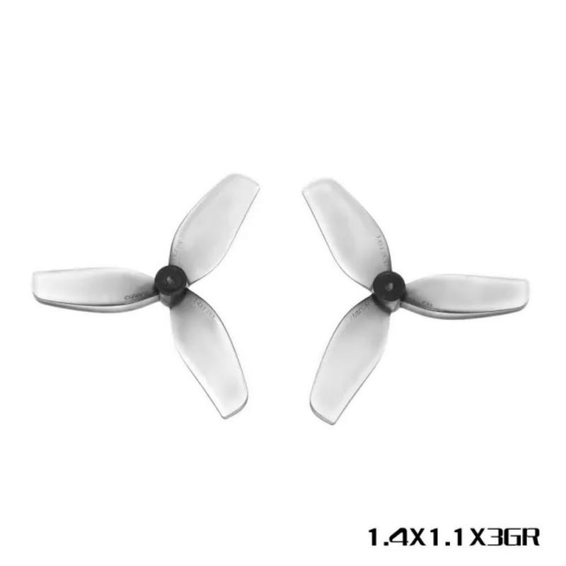 HQ Ultralight Whoop Prop 1.4X1.1X3 (35MM) Grey 1mm Shaft