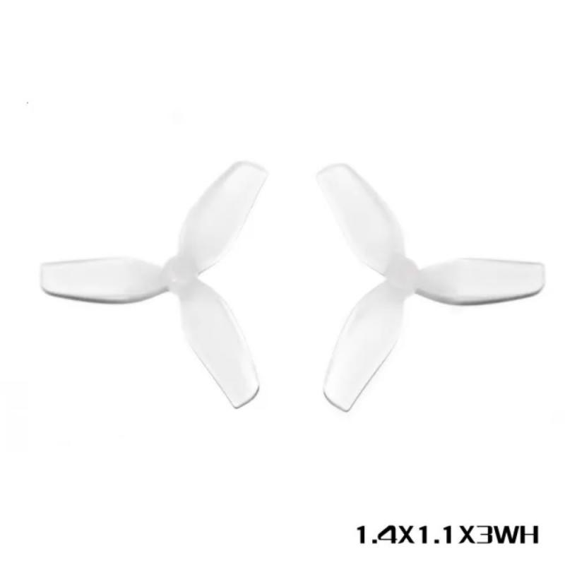 HQ Ultralight Whoop Prop 1.4X1.1X3 (35MM) White 1mm Shaft