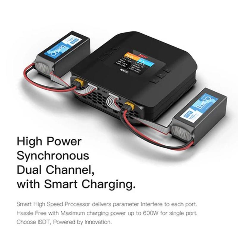ISDT K4 AC/DC Dual Modes Lipo Charger 6