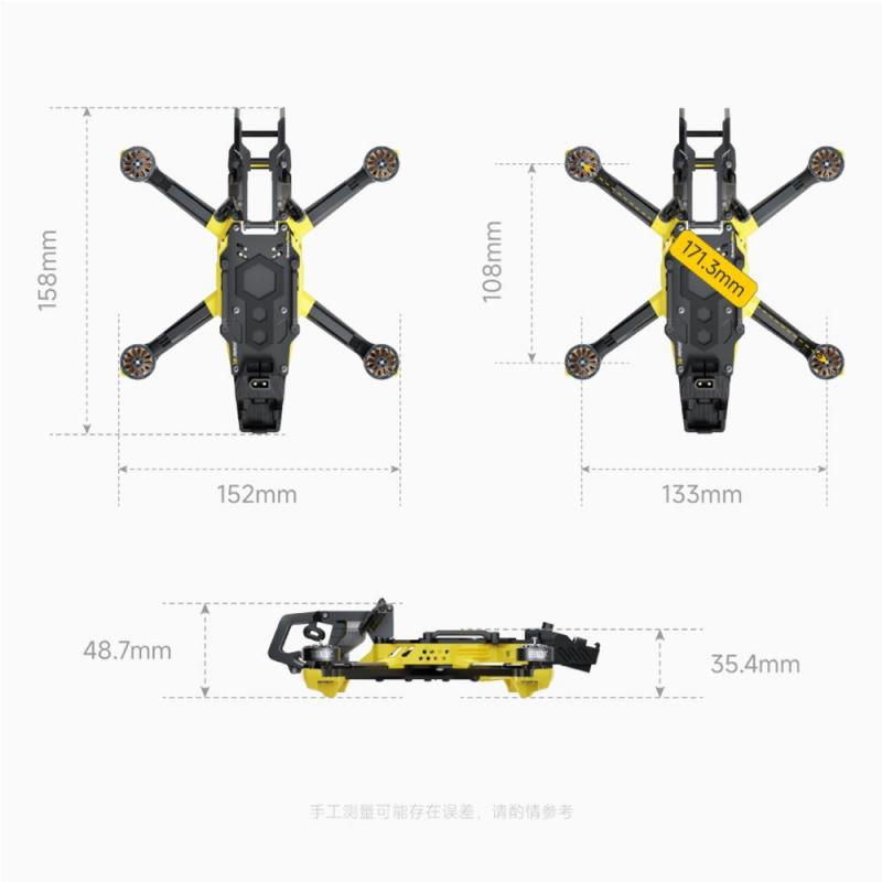SpeedyBee Master3X Modular Frame (Injection Molded Head) 4