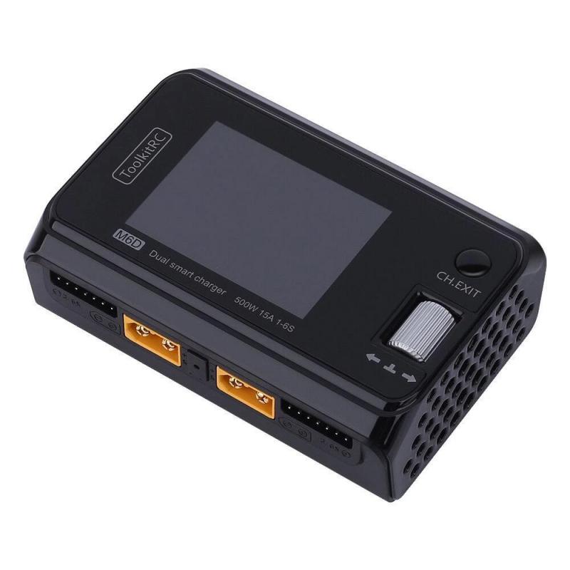 ToolkitRC M6D - Dual Channel 500W 25A DC Charger