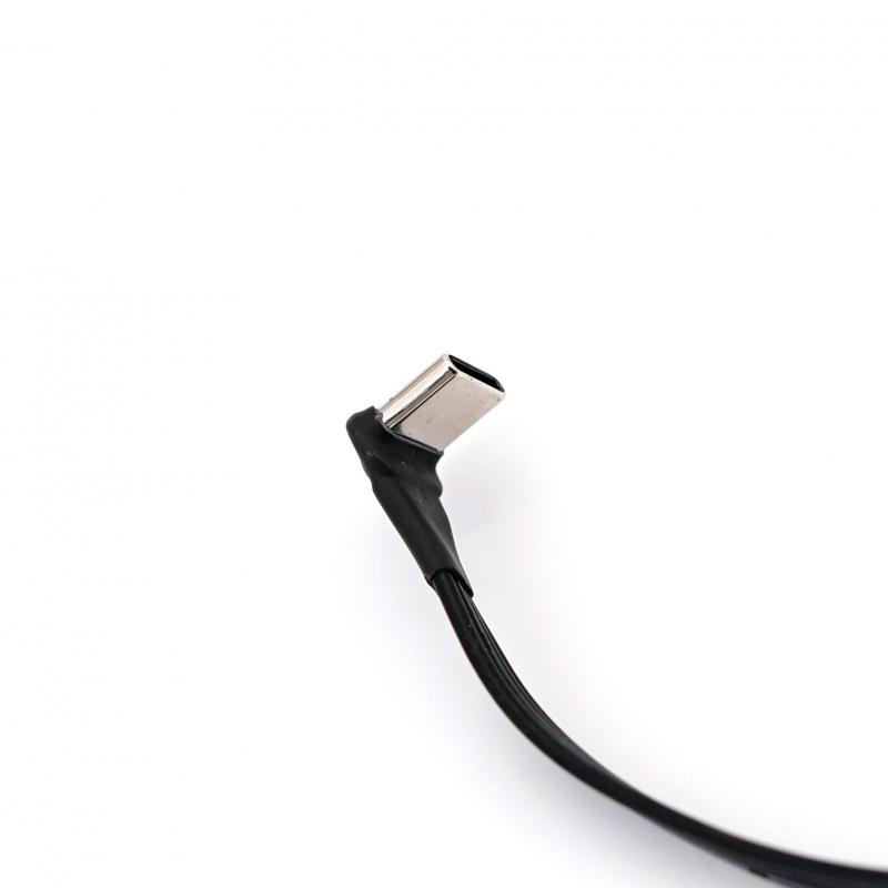Low-Profile 90d USB A to USB C Cable (52cm) 2