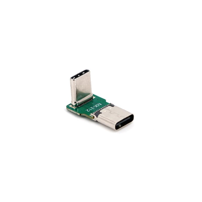 USB-C Male to Female 90d Adapter
