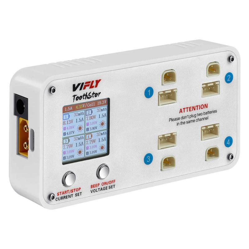 VIFLY ToothStor 4 Port 2S Balance Charger